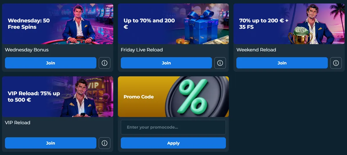 rollyspin casino bonuses
